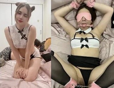 Очаровательная сестра в красном нижнем белье, которое он так долго хотел